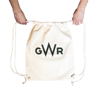 GWR Natural Cotton Drawstring Bag